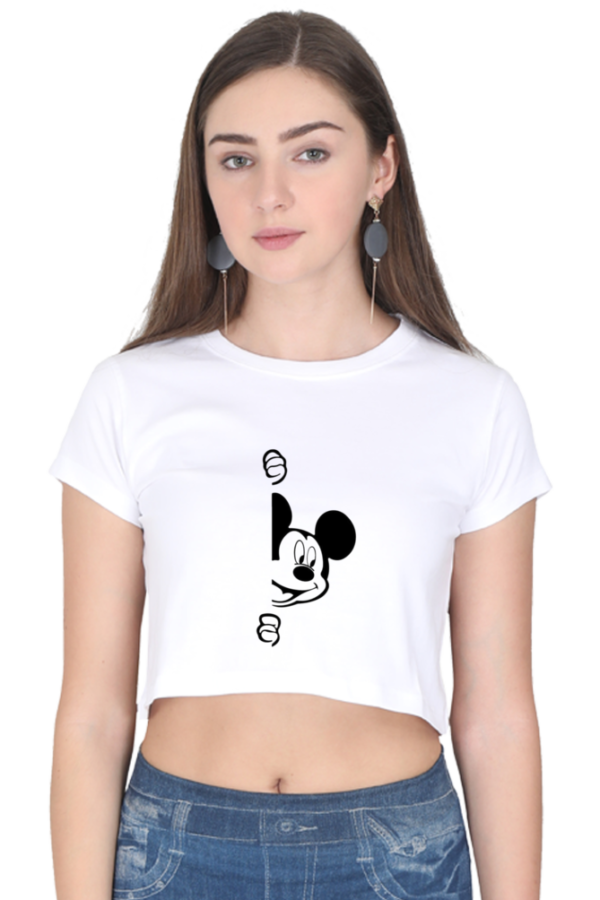 Mickey’s Mouse, Women’s Crop Top