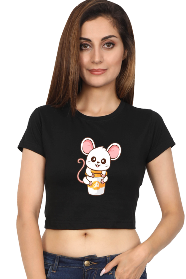 Mickey's Morning Brew, Women's Crop Top