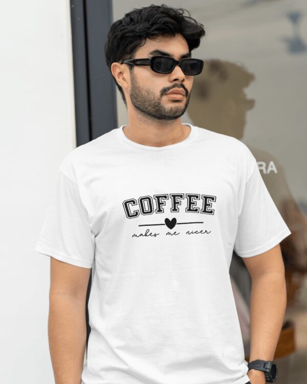 “Coffee Lover” Oversized unisex T-shirt. - Image 4