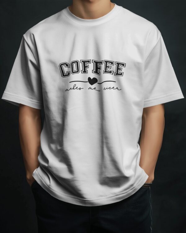 “Coffee Lover” Oversized unisex T-shirt.