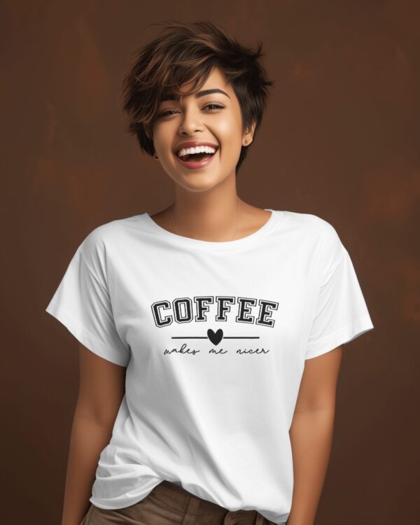 “Coffee Lover” Oversized unisex T-shirt. - Image 2