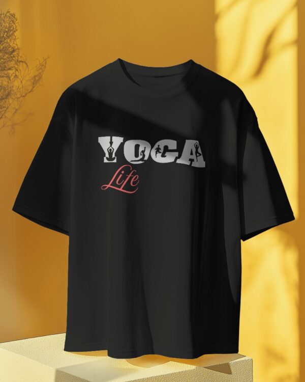 Yogaholic,Oversized classic  Unisex T-Shirt - Image 2