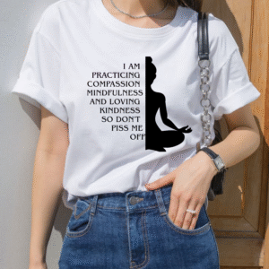 Yoga-Inspired Oversized T-Shirt – 240 GSM | Unisex Fit |